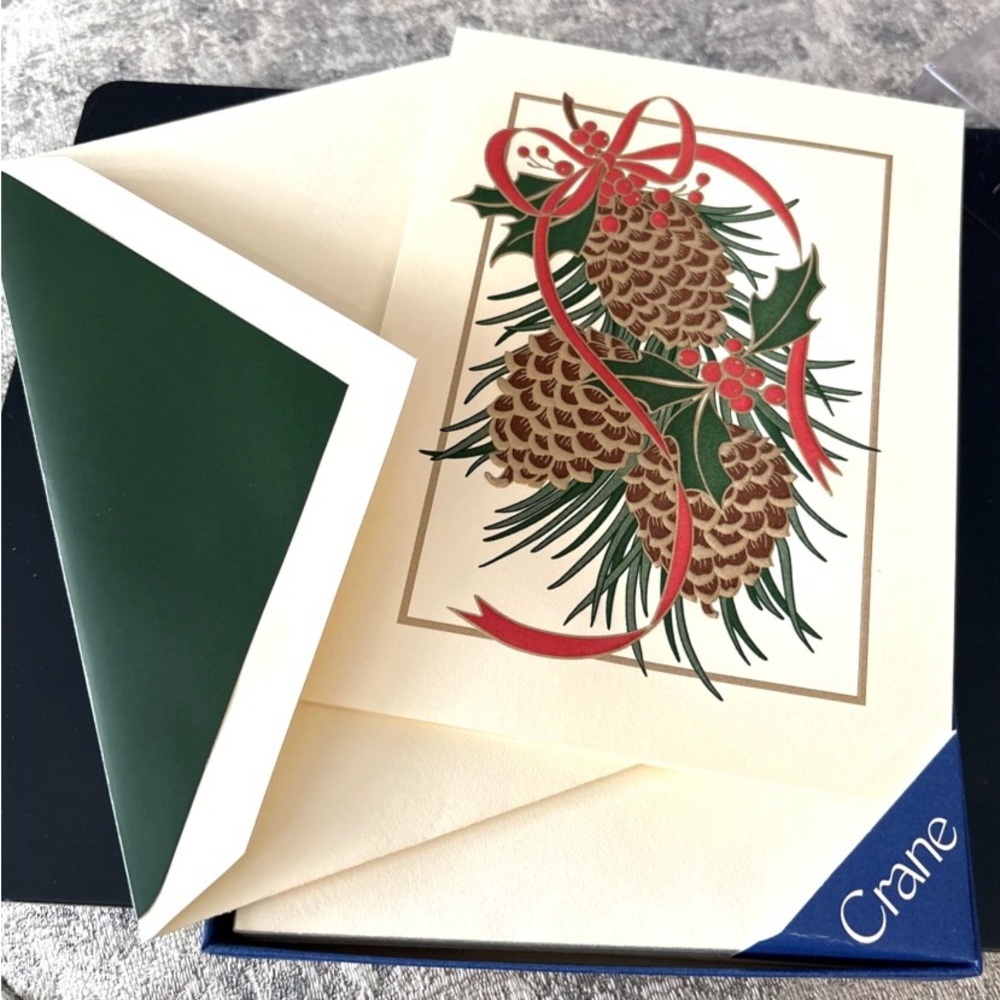 NEW RARE 10 Crane Greeting Cards with Lined Envelopes